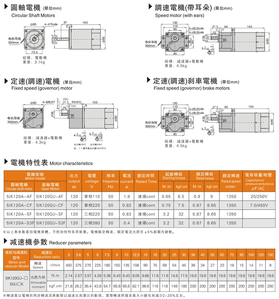 120W调速电机图纸